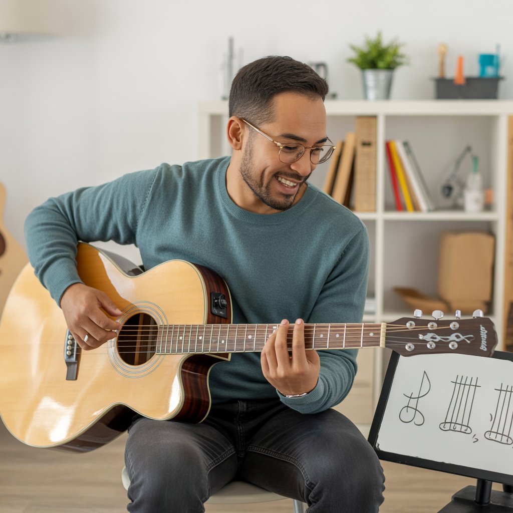 Asas Bermain Gitar: Faham & Mahir Dengan Mudah